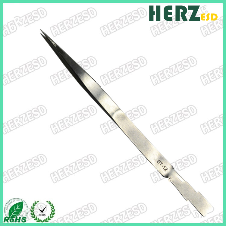 Manufacture ST-12 ESD Stainless Steel Tweezers
