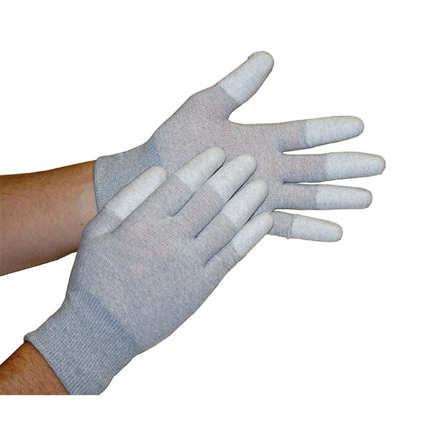 HZ-4503F ESD PU Tip Carbon Fiber Gloves