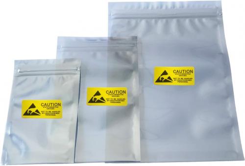 Anti Static Shielding Bag With Ziplock Resealable ESD Shielding Bags Anti Static Zip Lock Bags