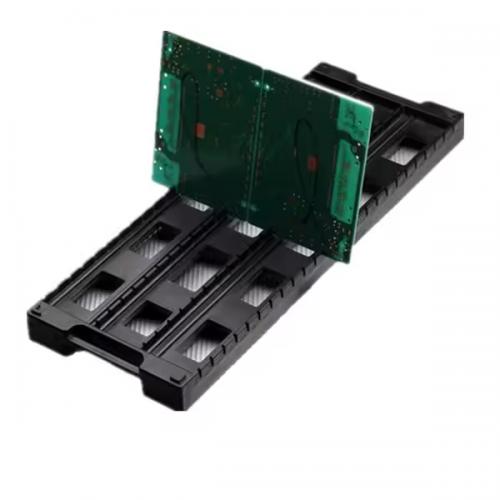 I-Type Antistatic ESD Circulation Rack Shelf PCB Rack Circuit Board Storage Holder 25 Slot Storage Stand Frame ESD Shelf