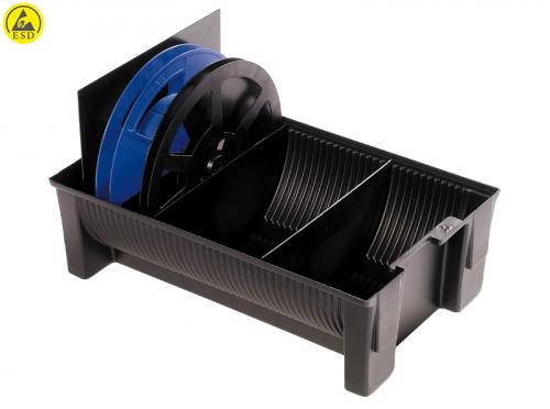 ESD Plastic SMT Reel Box Tray PCB ESD Plastic Trays Storage Rack Insert Plate Antistatic Tray ESD Storage Box