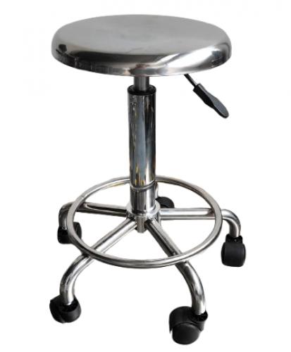 Stainless Steel Office Adjustable Stool Lab Esd Chair Cushion Antistatic Chair