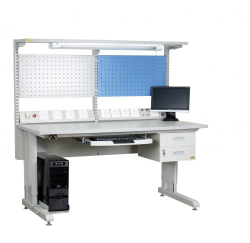 Industrial ESD Workbench Adjustable Worktable for Electronic Cleanroom