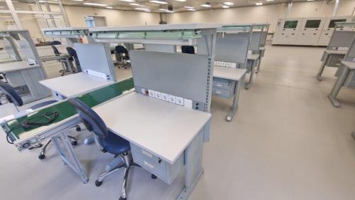 Industrial ESD Workbench Adjustable Worktable for Electronic Cleanroom