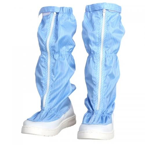 Cleanroom ESD Booties Soft PU Sole High Boots Anti Static Boots for Industrial Safety Working ESD Shoes