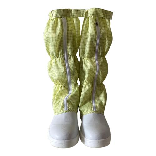Cleanroom ESD Booties Soft PU Sole High Boots Anti Static Boots for Industrial Safety Working ESD Shoes