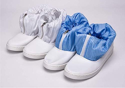 Cleanroom ESD Booties Soft PU Sole High Boots Anti Static Boots for Industrial Safety Working ESD Shoes