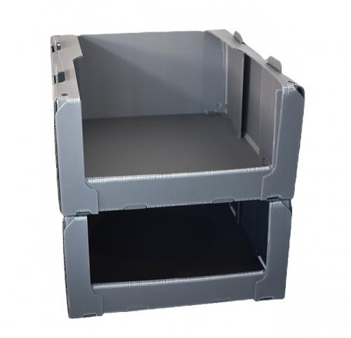 Polycarbonate Picking Bins Plastic Stackable System Customized Box