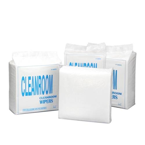 Industrial Lint Free Polyester Cleanroom Cloth Wiper Cleanroom Wipes