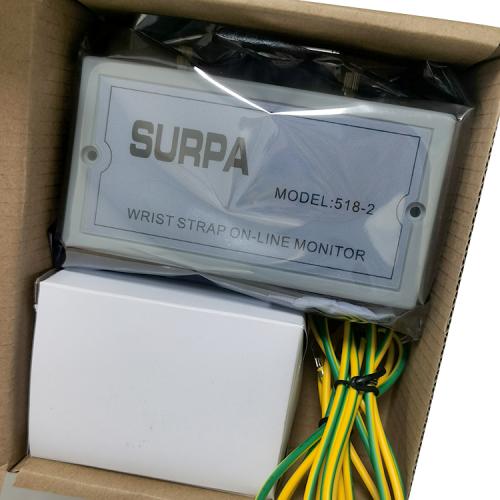 518-2 ESD Wrist Band Monitor Double Channel ESD Wrist Strap Online Monitor