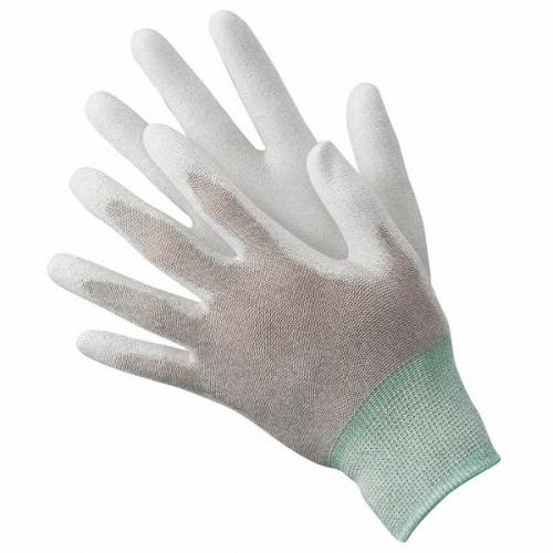ESD Gloves Anti Static Top Fit Gloves Industrail Carbon Fiber PU Coated