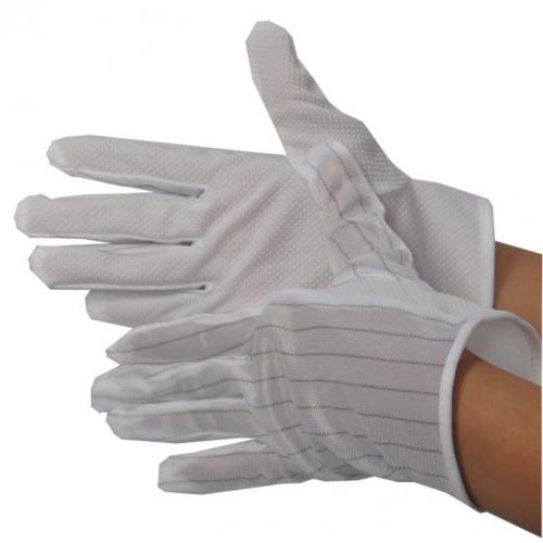ESD Dotted Palm Fingers Striped Glove Anti Static Gloves Anti-static Electronic Working Gloves