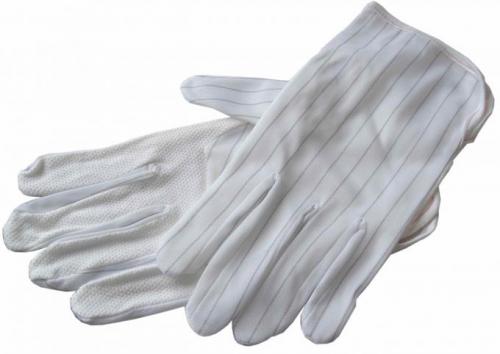 ESD Dotted Palm Fingers Striped Glove Anti Static Gloves Anti-static Electronic Working Gloves