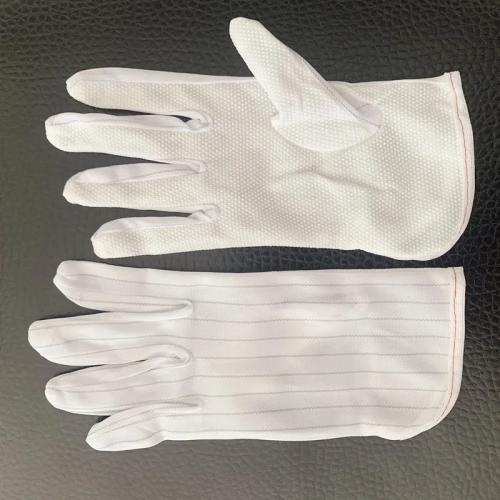 ESD Dotted Palm Fingers Striped Glove Anti Static Gloves Anti-static Electronic Working Gloves